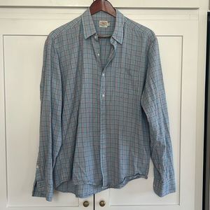 EUC Faherty Button Down, Sz L